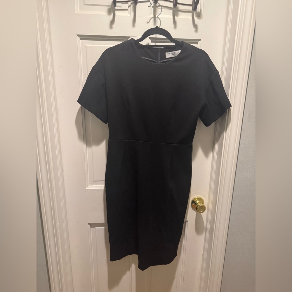 MM Lafleur Black Sheath Mini Dress Crew Neck
